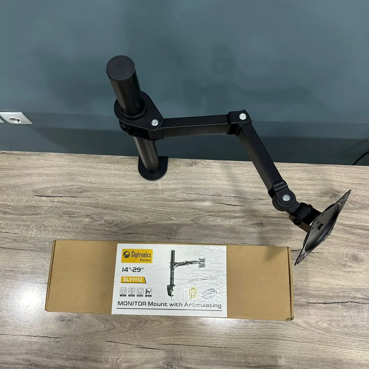 SUPPORT MONITEUR SLYTRONICS BRACKETS SLY1112 BLACK